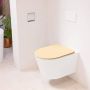 Mondiaz LAVIE wandclosetpack 36x53cm diepspoel rimless Talc (offwhite) softclose quick-release toiletzitting Sand (beige) LAVIEsetTalSan - Thumbnail 2
