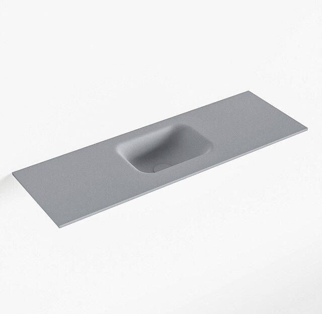 Mondiaz LEX Fontein 90x30x0.9cm wasbak midden zonder kraangaten voor toiletmeubel Solid surface Plata F51116Plata