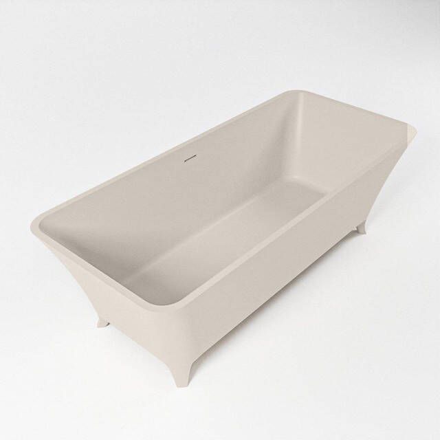 Mondiaz Lundy vrijstaand bad solid surface 170x75cm kleur Linen