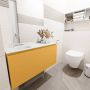 Mondiaz OLAN Toiletmeubel 100x30x40cm met 0 kraangaten 1 lades ocher mat Wastafel Lex links Solid Surface Zwart FK75342918 - Thumbnail 2