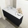 Mondiaz OLAN Toiletmeubel 120x30x40cm met 0 kraangaten 1 lades urban mat Wastafel Lex links Solid Surface Wit FK75342460 - Thumbnail 2