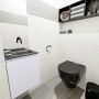 Mondiaz OLAN Toiletmeubel 40x30x40cm met 0 kraangaten 1 lades cale mat Wastafel Lex rechts Solid Surface Zwart FK75342989 - Thumbnail 2