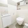 Mondiaz OLAN Toiletmeubel 40x30x40cm met 0 kraangaten 1 lades talc mat Wastafel Lex rechts Solid Surface Zwart FK75342757 - Thumbnail 2