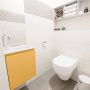 Mondiaz OLAN Toiletmeubel 40x30x40cm met 1 kraangaten 1 lades ocher mat Wastafel Lex rechts Solid Surface Wit FK75342553 - Thumbnail 2