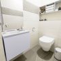 Mondiaz OLAN Toiletmeubel 60x30x40cm met 1 kraangaten 1 lades cale mat Wastafel Lex links Solid Surface Wit FK75342644 - Thumbnail 2