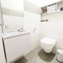 Mondiaz OLAN Toiletmeubel 60x30x40cm met 1 kraangaten 1 lades linen mat Wastafel Lex links Solid Surface Wit FK75342615 - Thumbnail 2