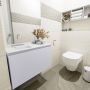 Mondiaz OLAN Toiletmeubel 80x30x40cm met 0 kraangaten 1 lades cale mat Wastafel Lex links Solid Surface Zwart FK75342999 - Thumbnail 2