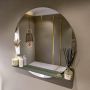 Mondiaz SPOT Badkamerspiegel rond 100cm spiegelplanchet kleur Army SPOTPLNCHT100ARM - Thumbnail 2