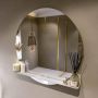 Mondiaz SPOT Badkamerspiegel rond 100cm spiegelplanchet kleur Glace SPOTPLNCHT100GLA - Thumbnail 2