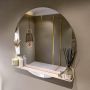 Mondiaz SPOT Badkamerspiegel rond 100cm spiegelplanchet kleur Rosee SPOTPLNCHT100ROS - Thumbnail 2