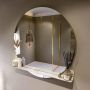 Mondiaz SPOT Badkamerspiegel rond 110cm spiegelplanchet kleur Frappe SPOTPLNCHT110FRA - Thumbnail 2