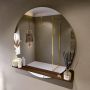 Mondiaz SPOT Badkamerspiegel rond 110cm spiegelplanchet kleur Rust SPOTPLNCHT110RUS - Thumbnail 2
