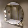 Mondiaz SPOT Badkamerspiegel rond 120cm spiegelplanchet kleur Frappe SPOTPLNCHT120FRA - Thumbnail 2