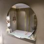 Mondiaz SPOT Badkamerspiegel rond 120cm spiegelplanchet kleur Greey SPOTPLNCHT120GRE - Thumbnail 2