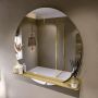 Mondiaz SPOT Badkamerspiegel rond 120cm spiegelplanchet kleur Oro SPOTPLNCHT120ORO - Thumbnail 2