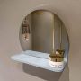 Mondiaz SPOT Badkamerspiegel rond 30cm spiegelplanchet kleur Clay SPOTPLNCHT30CLA - Thumbnail 2