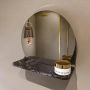 Mondiaz SPOT Badkamerspiegel rond 30cm spiegelplanchet kleur Lava SPOTPLNCHT30LAV - Thumbnail 2