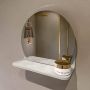 Mondiaz SPOT Badkamerspiegel rond 30cm spiegelplanchet kleur Linen SPOTPLNCHT30LIN - Thumbnail 2