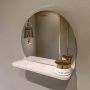 Mondiaz SPOT Badkamerspiegel rond 30cm spiegelplanchet kleur Rosee SPOTPLNCHT30ROS - Thumbnail 2