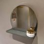 Mondiaz SPOT Badkamerspiegel rond 30cm spiegelplanchet kleur Smoke SPOTPLNCHT30SMO - Thumbnail 2