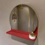 Mondiaz SPOT Badkamerspiegel rond 40cm spiegelplanchet kleur Fire SPOTPLNCHT40FIR - Thumbnail 2