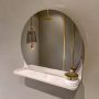 Mondiaz SPOT Badkamerspiegel rond 40cm spiegelplanchet kleur Rosee SPOTPLNCHT40ROS - Thumbnail 2