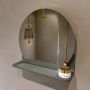 Mondiaz SPOT Badkamerspiegel rond 40cm spiegelplanchet kleur Smoke SPOTPLNCHT40SMO - Thumbnail 2