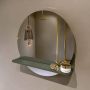 Mondiaz SPOT Badkamerspiegel rond 50cm spiegelplanchet kleur Army SPOTPLNCHT50ARM - Thumbnail 2