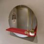 Mondiaz SPOT Badkamerspiegel rond 50cm spiegelplanchet kleur Fire SPOTPLNCHT50FIR - Thumbnail 2