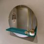 Mondiaz SPOT Badkamerspiegel rond 50cm spiegelplanchet kleur Smag SPOTPLNCHT50SMA - Thumbnail 2