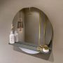 Mondiaz SPOT Badkamerspiegel rond 60cm spiegelplanchet kleur Smoke SPOTPLNCHT60SMO - Thumbnail 2