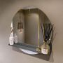 Mondiaz SPOT Badkamerspiegel rond 70cm spiegelplanchet kleur Dark Grey SPOTPLNCHT70DGR - Thumbnail 2