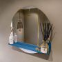 Mondiaz SPOT Badkamerspiegel rond 70cm spiegelplanchet kleur Jeans SPOTPLNCHT70JEA - Thumbnail 2