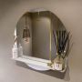 Mondiaz SPOT Badkamerspiegel rond 70cm spiegelplanchet kleur Linen SPOTPLNCHT70LIN - Thumbnail 2