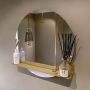 Mondiaz SPOT Badkamerspiegel rond 70cm spiegelplanchet kleur Oro SPOTPLNCHT70ORO - Thumbnail 2