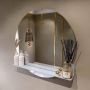 Mondiaz SPOT Badkamerspiegel rond 80cm spiegelplanchet kleur Clay SPOTPLNCHT80CLA - Thumbnail 2