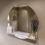 Mondiaz SPOT Badkamerspiegel rond 80cm spiegelplanchet kleur Glace SPOTPLNCHT80GLA - Thumbnail 2