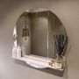 Mondiaz SPOT Badkamerspiegel rond 80cm spiegelplanchet kleur Rosee SPOTPLNCHT80ROS - Thumbnail 2
