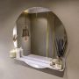 Mondiaz SPOT Badkamerspiegel rond 90cm spiegelplanchet kleur Cale SPOTPLNCHT90CAL - Thumbnail 2
