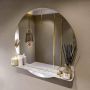 Mondiaz SPOT Badkamerspiegel rond 90cm spiegelplanchet kleur Glace SPOTPLNCHT90GLA - Thumbnail 2