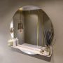 Mondiaz SPOT Badkamerspiegel rond 90cm spiegelplanchet kleur Rosee SPOTPLNCHT90ROS - Thumbnail 2