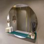 Mondiaz SPOT Badkamerspiegel rond 90cm spiegelplanchet kleur Smag SPOTPLNCHT90SMA - Thumbnail 2