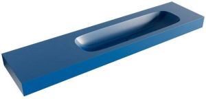 Mondiaz STOR LARGE Jeans vrijhangende wastafel 190cm rechts rand 12cm XM49841Jeans