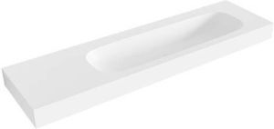 Mondiaz STOR LARGE Talc vrijhangende wastafel 170cm rechts rand 12cm XM49839Talc