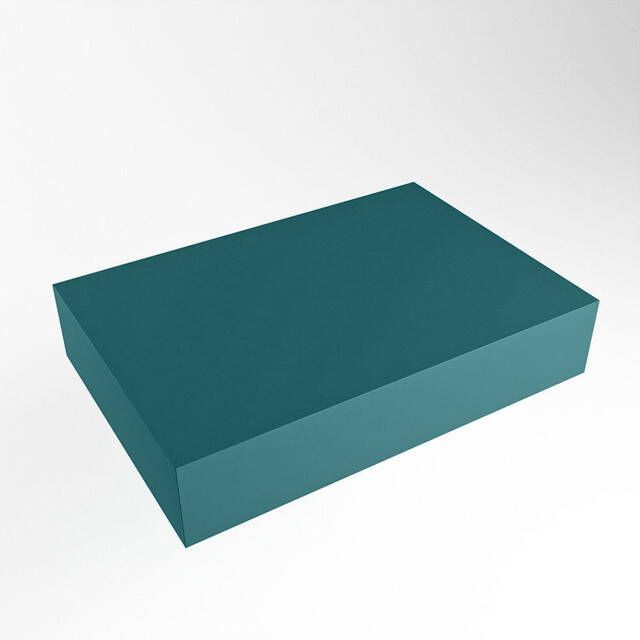 Mondiaz TOP 23 Topblad 50x23.5x12cm geschikt voor afdekplaat Solid surface Smag TOP23-50X12SMA