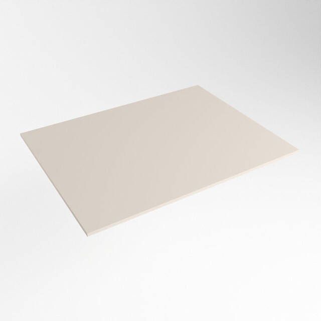 Mondiaz TOP 46 Topblad 40x46x0.9cm geschikt voor afdekplaat Solid surface Linen TOP46-40X0.9LIN