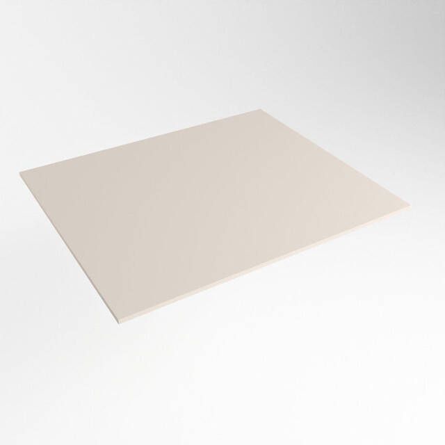 Mondiaz TOP 51 Topblad 40x51x0.9cm geschikt voor afdekplaat Solid surface Linen TOP51-40X0.9LIN