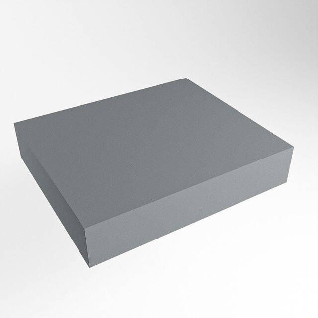 Mondiaz TOP 51 Topblad 40x51x12cm geschikt voor afdekplaat Solid surface Plata TOP51-40X12PLA