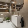 Mondiaz TURE Fonteinset 80x23x50cm 1 kraangat 2 deuren linen mat Wasbak rechts Solid Surface Wit FK75341227 - Thumbnail 2