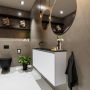 Mondiaz TURE Toiletmeubel 120x23x50cm met 0 kraangaten 2 deuren talc mat Wastafel Eden links Solid Surface Wit FK75341028 - Thumbnail 2